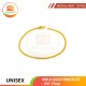 UNISEX 999.9 GOLD BRACELET - 031: 19cm