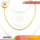 UNISEX 999.9 GOLD NECKLACE - 022: 51cm