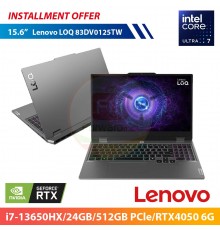 Lenovo LOQ 83DV0125TW 15.6"(i7-13650HX/24GB/512GB PCle/RTX4050 6G)