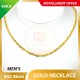 MEN'S 999.9 GOLD NECKLACE - 002: 48cm