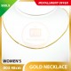 WOMEN'S 999.9 GOLD NECKLACE - 003: 48cm