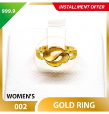 WOMEN'S 999.9 GOLD RING - 002