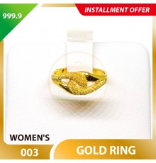 WOMEN'S 999.9 GOLD RING - 003