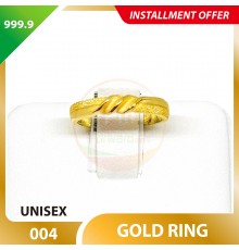 WOMEN'S 999.9 GOLD RING - 004