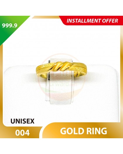 WOMEN'S 999.9 GOLD RING - 004