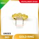 WOMEN'S 999.9 GOLD RING - 005