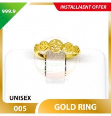 WOMEN'S 999.9 GOLD RING - 005