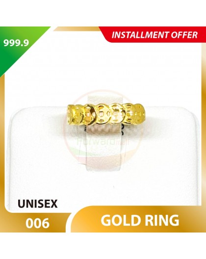 WOMEN'S 999.9 GOLD RING - 006