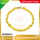 WOMEN'S 999.9 GOLD BRACELET - 011: 17cm