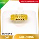 WOMEN'S 999.9 GOLD RING - 007