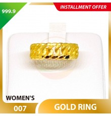 WOMEN'S 999.9 GOLD RING - 007