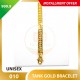 TANK 999.9 GOLD BRACELET - 010: 20cm