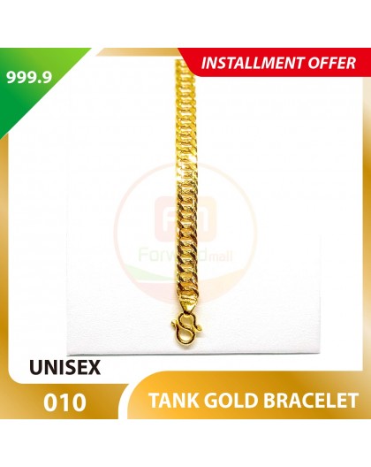 TANK 999.9 GOLD BRACELET - 010: 20cm