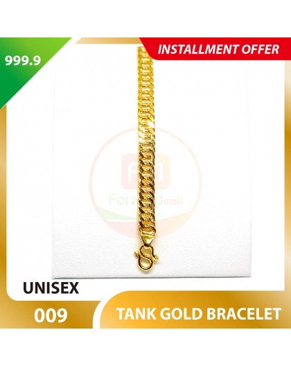 TANK 999.9 GOLD BRACELET - 009: 19cm