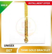 TANK 999.9 GOLD BRACELET - 007: 17cm