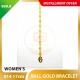 BALL 999.9 GOLD BRACELET - 014: 17cm