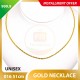 UNISEX 999.9 GOLD NECKLACE - 016: 51cm