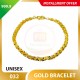 UNISEX 999.9 GOLD BRACELET - 032: 18cm