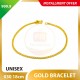 UNISEX 999.9 GOLD BRACELET - 030: 18cm