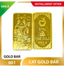 CAT 999.9 GOLD BAR - 001
