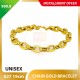 CHAIN 999.9 GOLD BRACELET - 027: 19cm