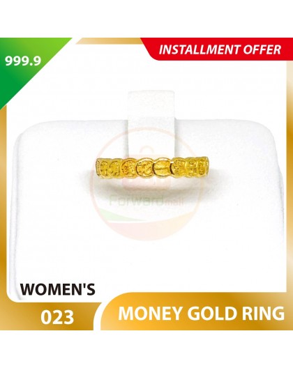 MONEY 999.9 GOLD RING - 023
