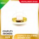 COUPLE'S 999.9 GOLD RING - 029 (Women size)