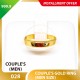 COUPLE'S 999.9 GOLD RING - 028 (Men size)