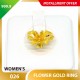 FLOWER 999.9 GOLD RING - 026