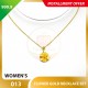 FLOWER WOMEN'S 999.9 GOLD NECKLACE SET 013: 42cm