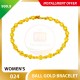 BALL 999.9 GOLD BRACELET - 024: 18-19cm