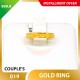 COUPLE'S 999.9 GOLD RING - 019 (Women size)