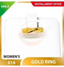 WOMEN'S 999.9 GOLD RING - 016