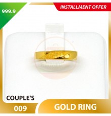 COUPLE'S 999.9 GOLD RING - 009 (Men size)