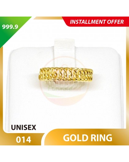 WOMEN'S 999.9 GOLD RING - 014