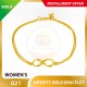 INFINITY 999.9 GOLD BRACELET - 021: 18cm