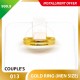 COUPLE'S 999.9 GOLD RING - 013 (Men size)