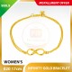 INFINITY 999.9 GOLD BRACELET - 020: 17cm