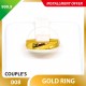COUPLE'S 999.9 GOLD RING - 008 (Women size)