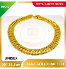 TANK 999.9 GOLD BRACELET - 001: 18.5cm