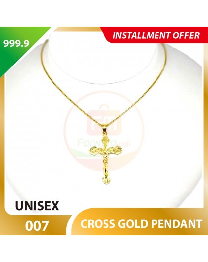 CROSS 999.9 GOLD PENDANT - 007