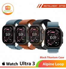 Apple Watch Ultra 3 Black Titanium Case with Alpine Loop