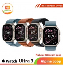 Apple Watch Ultra 3 Natural Titanium Case with Alpine Loop