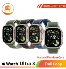 Apple Watch Ultra 3 Natural Titanium Case with Trail Loop