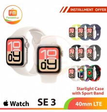 Apple Watch SE 3 40mm Starlight Case with Sport Band LTE