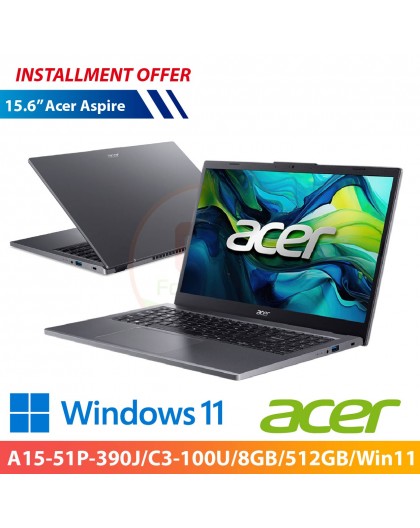 ACER Aspire A15-51P-390J 15.6"(C3-100U/8GB/512GB/Win11)