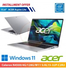 ACER Aspire Lite 15.6"(Celeron N4500/4G/128G/W11 S/AL15-32P-C2R2)