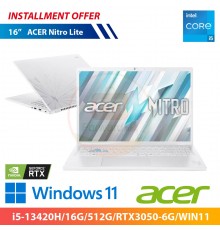 ACER Nitro Lite 16'(i5-13420H/16G/512G/RTX3050-6G/WIN11)