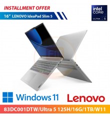 Lenovo IdeaPad Slim 5 16''(83DC001DTW/Ultra 5 125H/16G/1TB/W11)