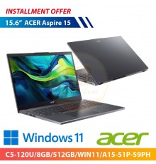 ACER Aspire 15 15.6"(C5-120U/8GB/512GB/WIN11/A15-51P-59PH)
